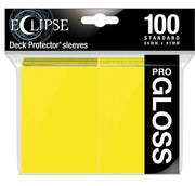 UP - Standard Sleeves - Gloss Eclipse - Lemon Yellow (100 Sleeves)