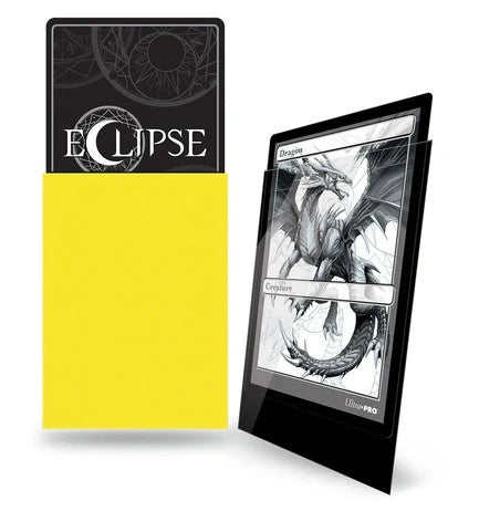UP - Standard Sleeves - Gloss Eclipse - Lemon Yellow (100 Sleeves)