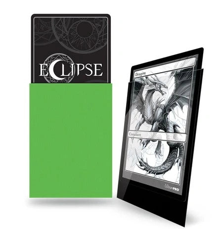 UP - Standard Sleeves - Gloss Eclipse - Lime Green (100 Sleeves)