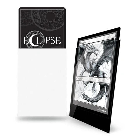 UP - Standard Sleeves - Gloss Eclipse - Arctic White (100 Sleeves)