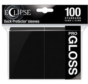 UP - Standard Sleeves - Gloss Eclipse - Jet Black (100 Sleeves)