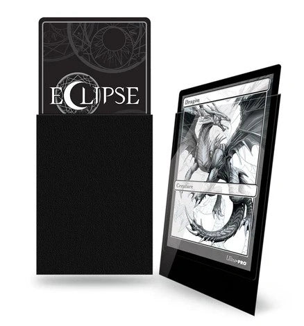 UP - Standard Sleeves - Gloss Eclipse - Jet Black (100 Sleeves)