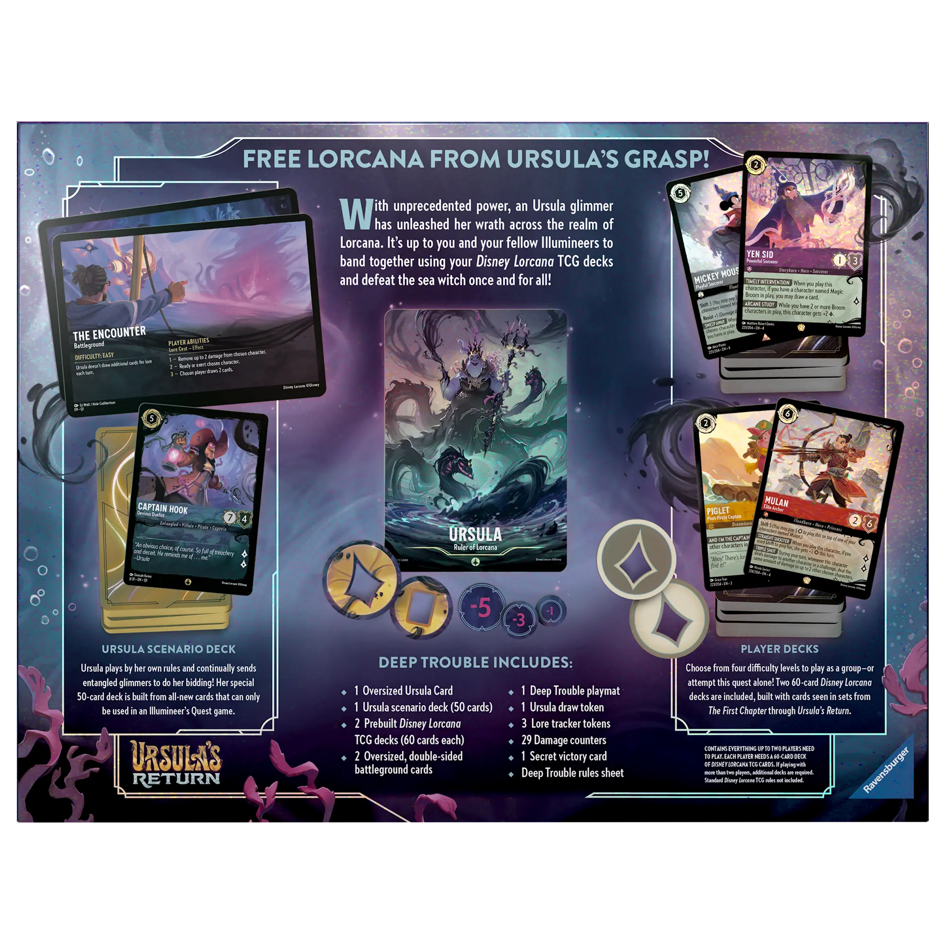 Disney Lorcana TCG: Ursula's Return - Illumineer´s Quest - Deep Trouble