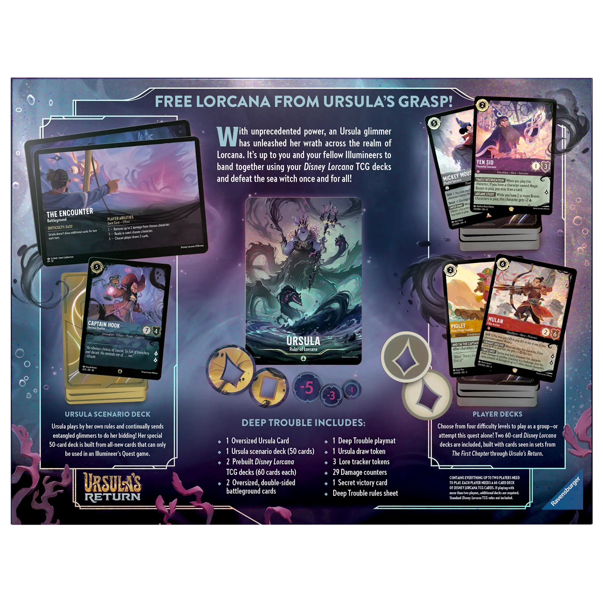 Disney Lorcana TCG: Ursula's Return - Illumineer´s Quest - Deep Trouble