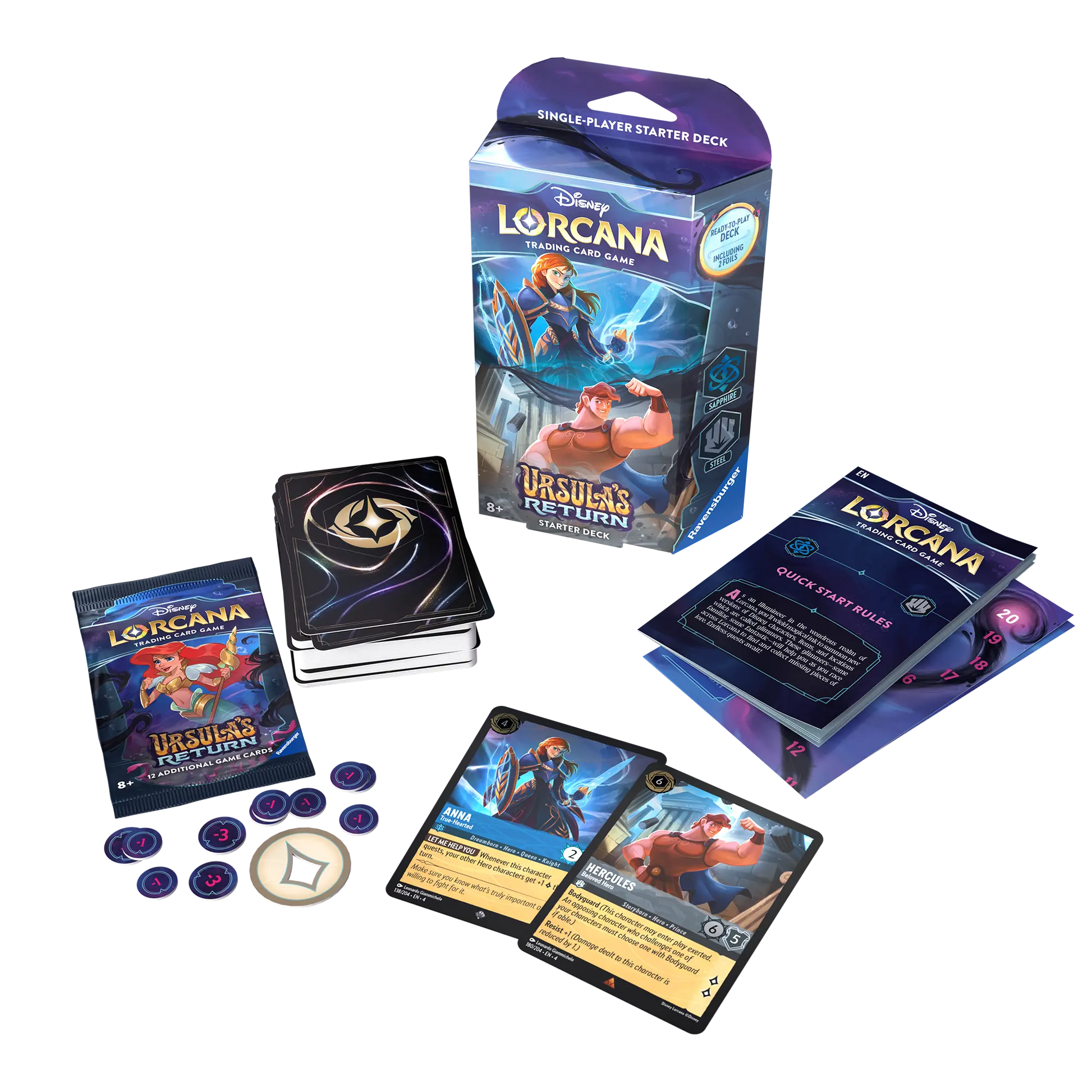 Disney Lorcana TCG: Ursula's Return - Starter deck - Anna & Hercules