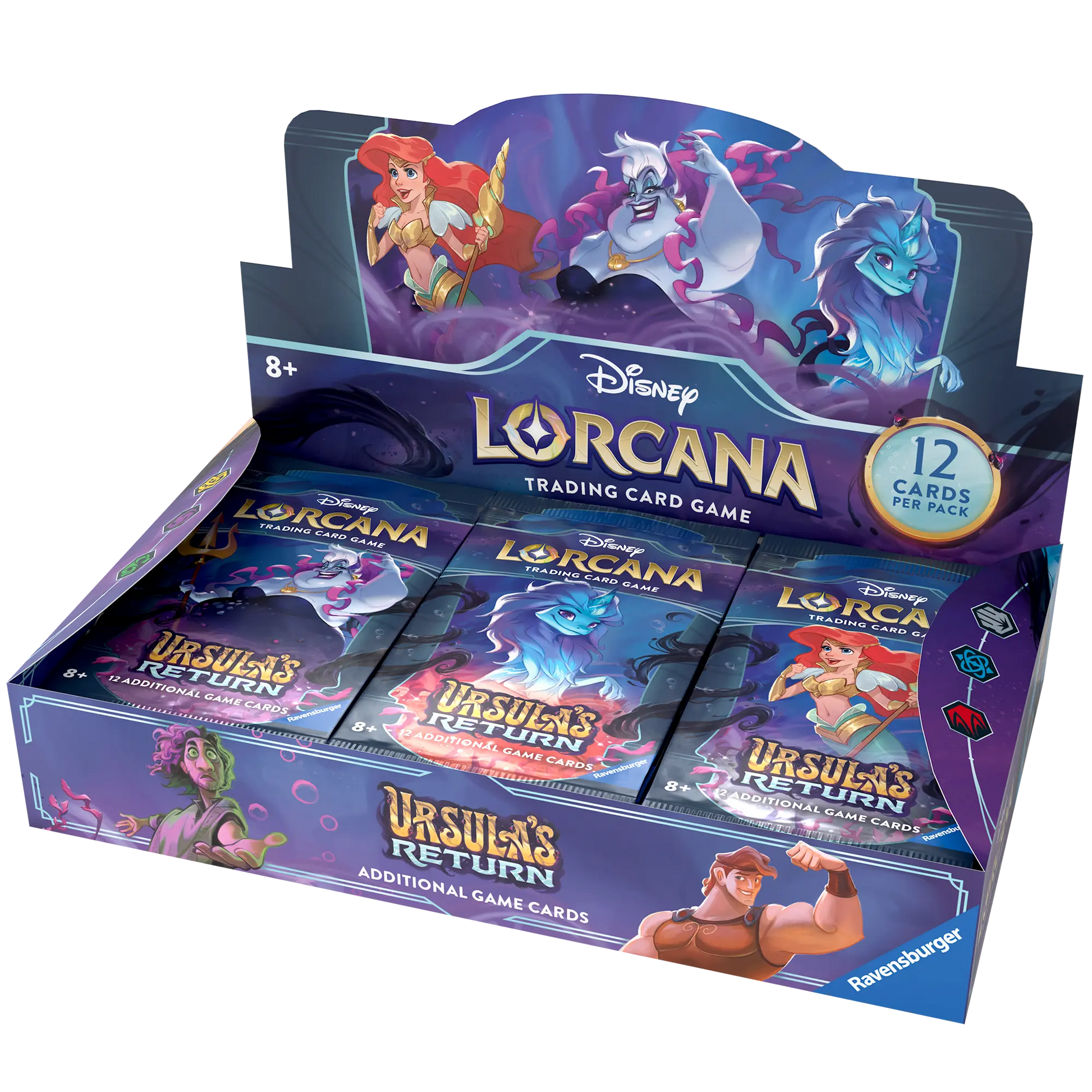 Disney Lorcana TCG: Ursula's Return - Booster Pack Display (24 boosters)