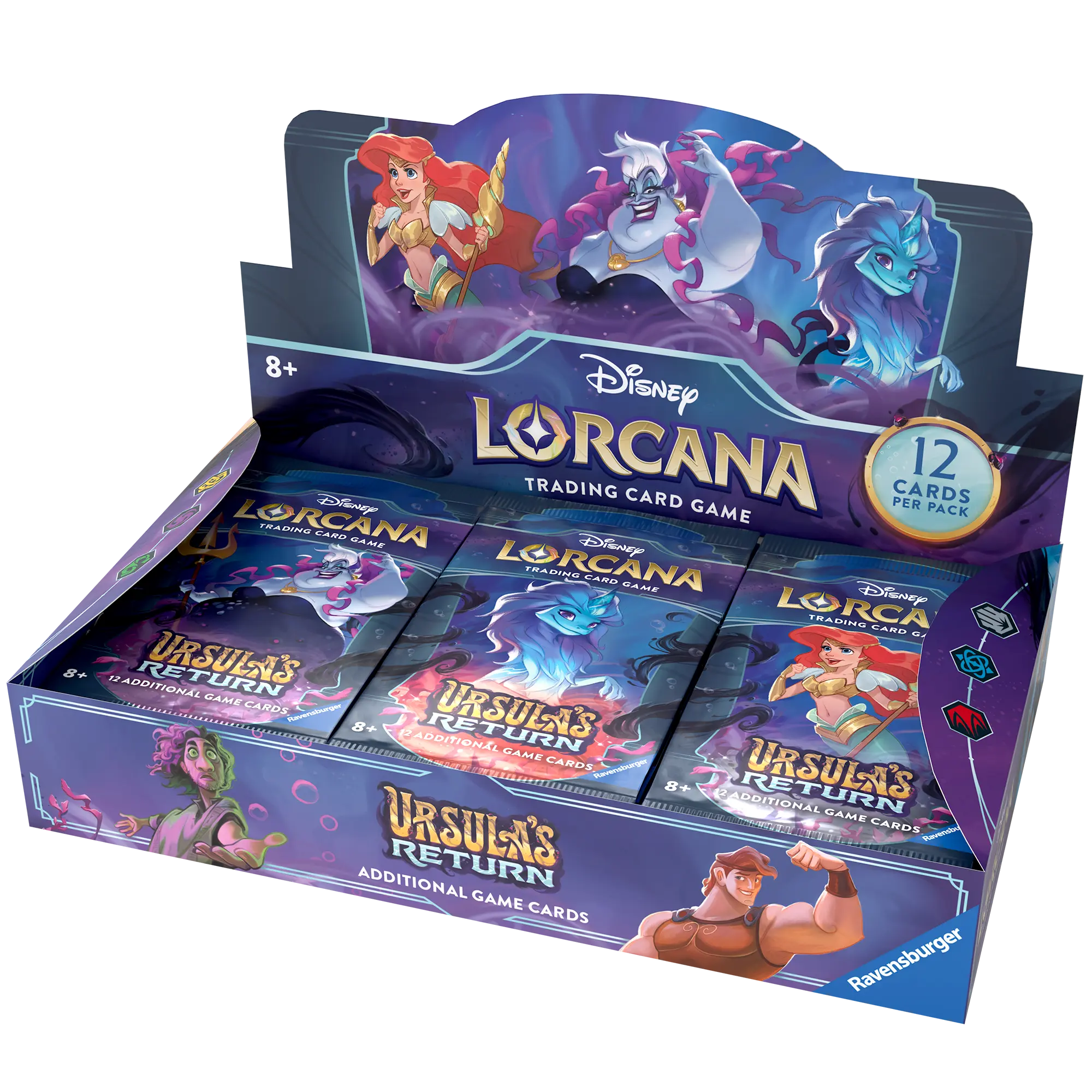 Disney Lorcana TCG: Ursula's Return - Booster Pack Display (24 boosters)