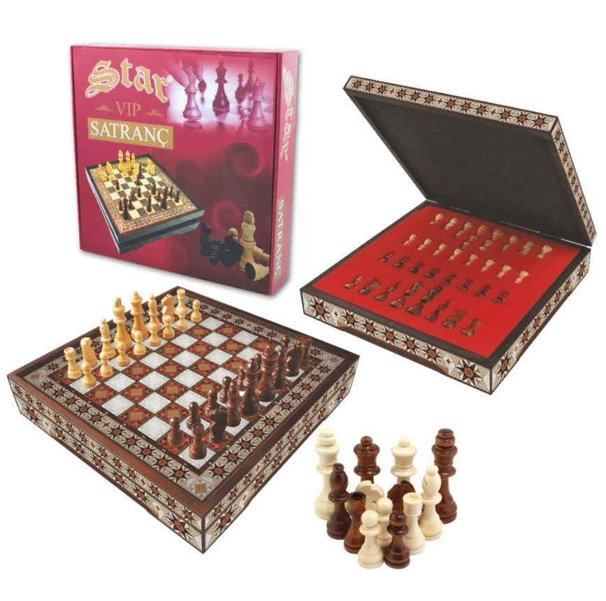 Vip Chess Set Hatem Lux L Size Star