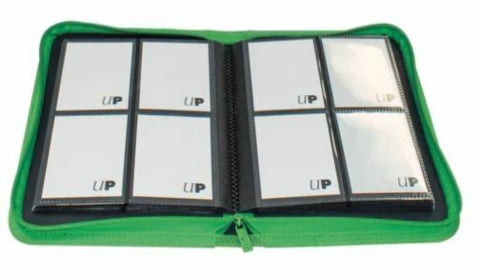 Vivid:  4-Pocket Zippered PRO-Binder - Green