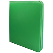 Vivid:  4-Pocket Zippered PRO-Binder - Green