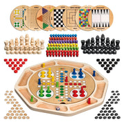 Wooden Game Compendium, 9 Games (3096)