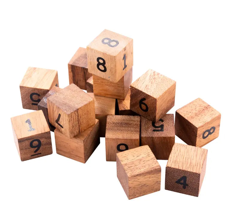 Wooden Sudoku Cube Puzzle