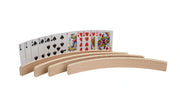 Wooden card holder, set of 4, 35 cm (6698)