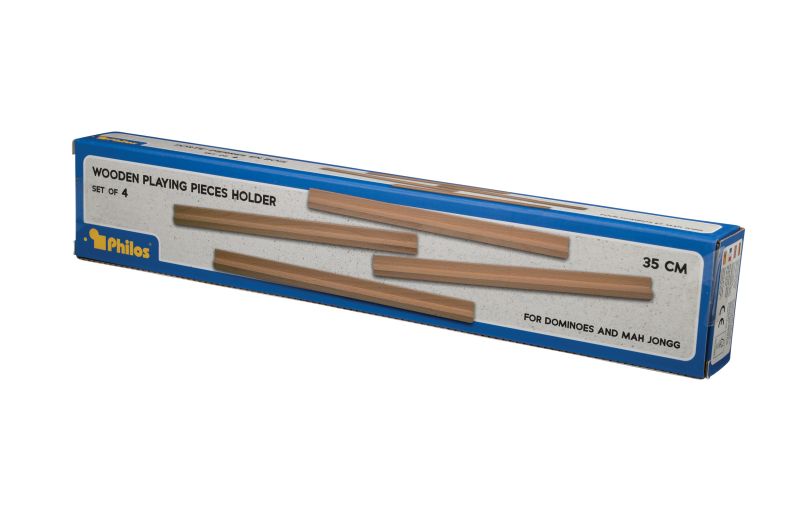 Wooden Mah Jongg tile rack, 35 cm (6697)