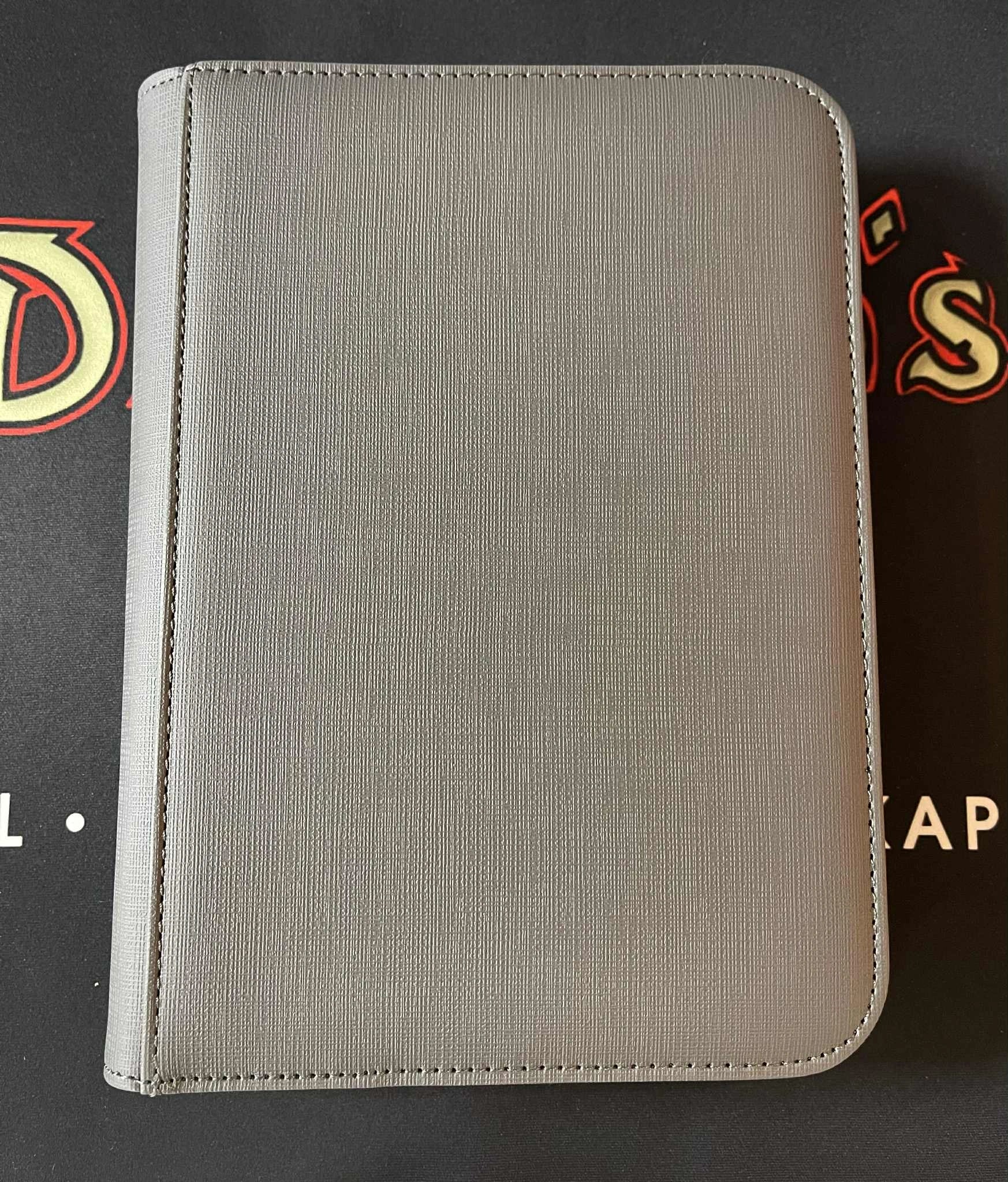 Zip Cardbinder 4-Pocket (80 cards) Grey