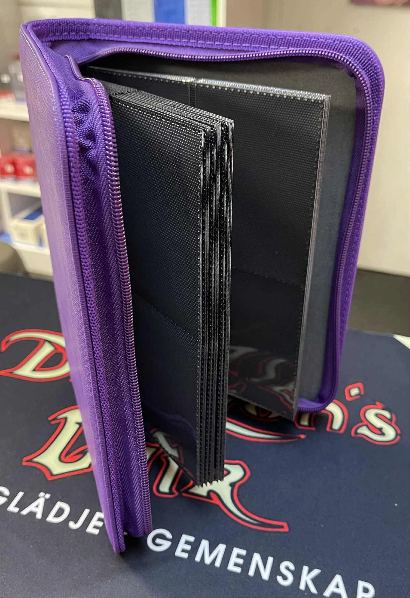 Zip Cardbinder 4-Pocket (80 cards) Lila