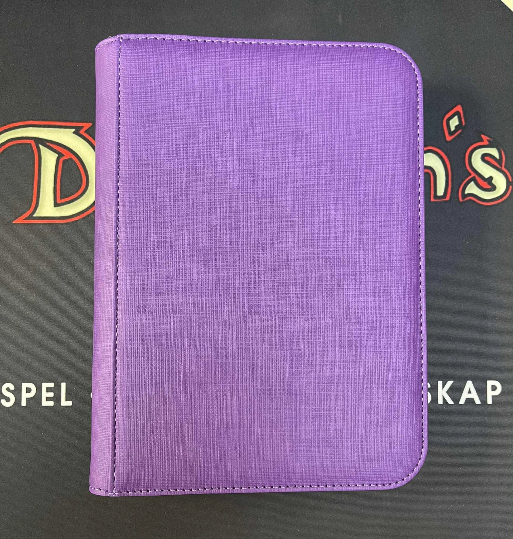 Zip Cardbinder 4-Pocket (80 cards) Lila
