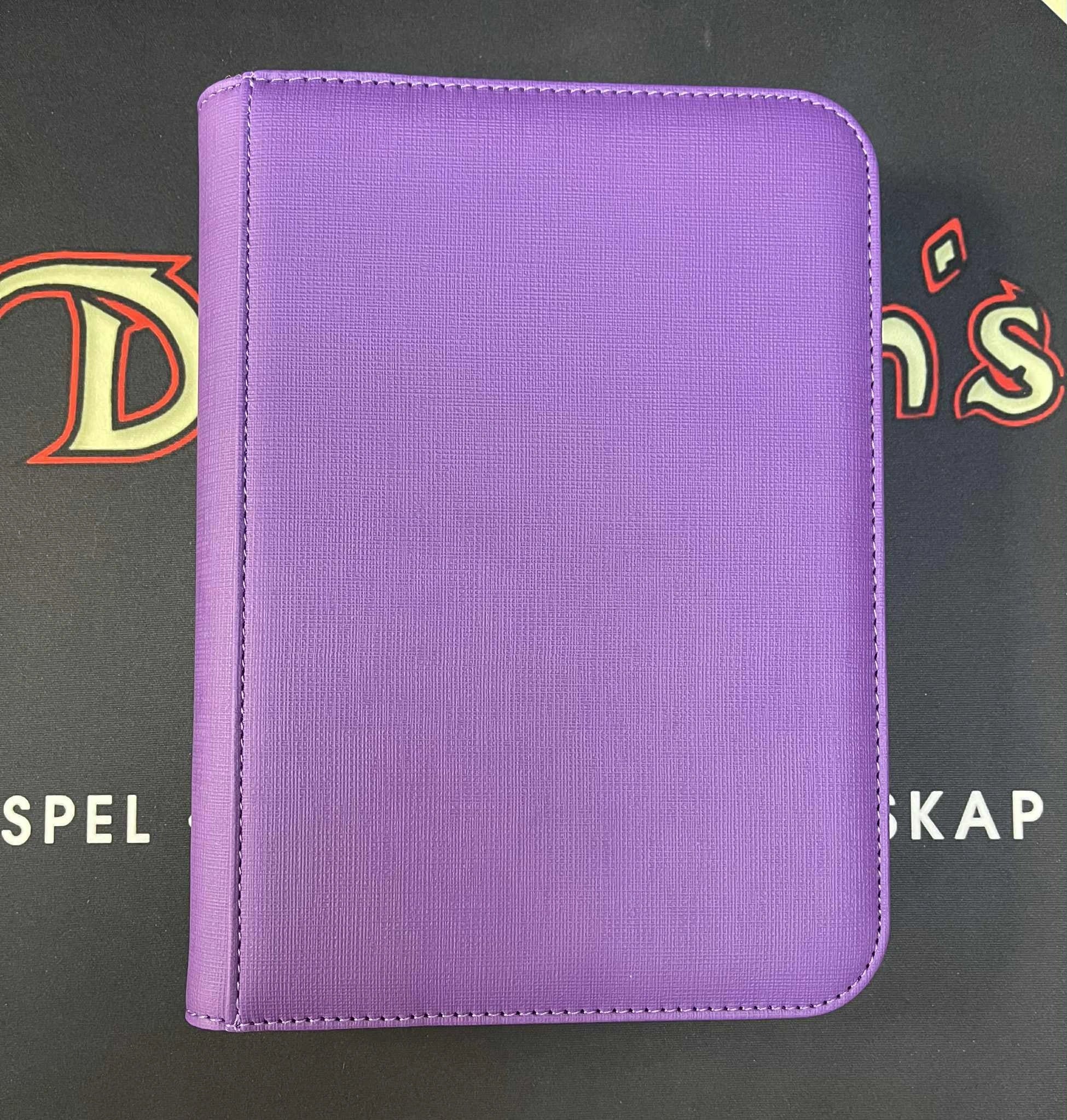 Zip Cardbinder 4-Pocket (80 cards) Lila