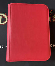 Zip Cardbinder 4-Pocket (80 cards) Red