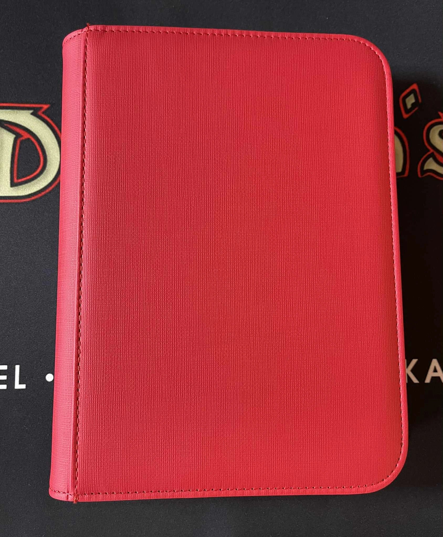 Zip Cardbinder 4-Pocket (80 cards) Red
