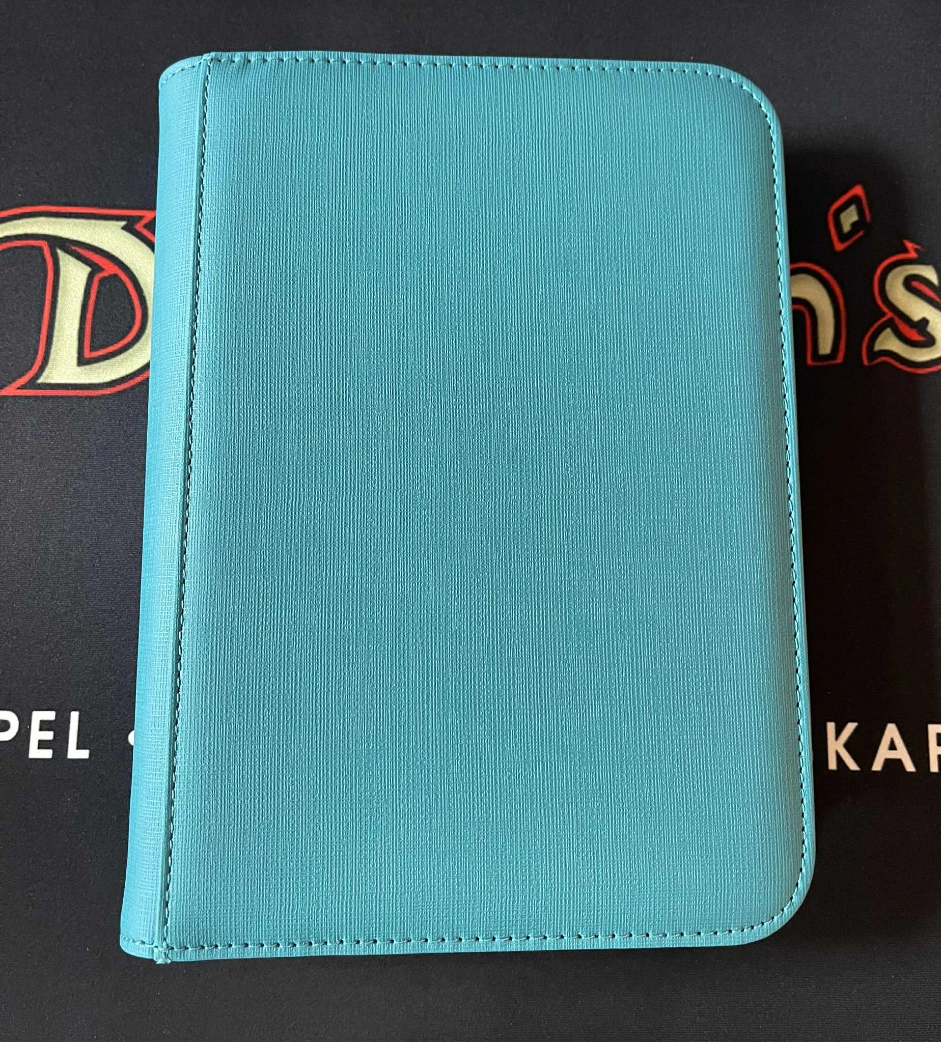 Zip Cardbinder 4-Pocket (80 cards) Teal