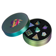 A Role Playing Dice Set Light Weight- Purple/Blue/Green (105 g)