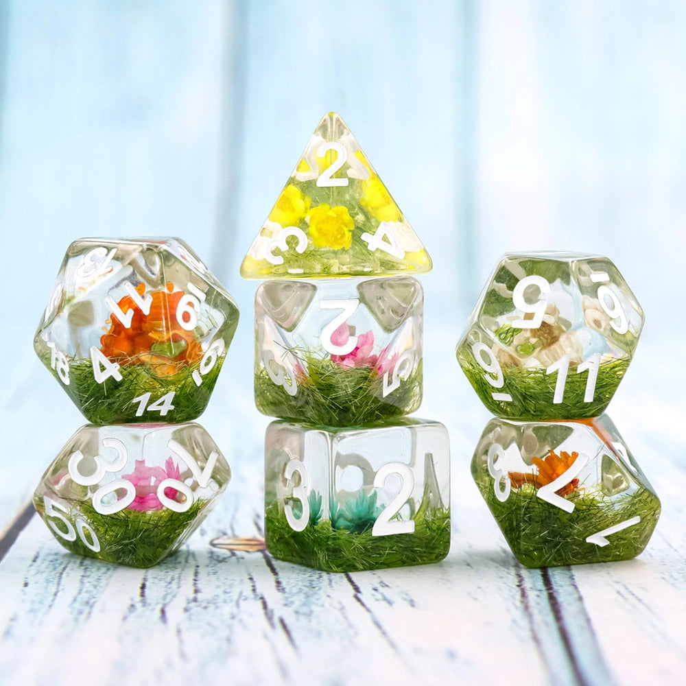 A Role Playing Dice Set: Blossom