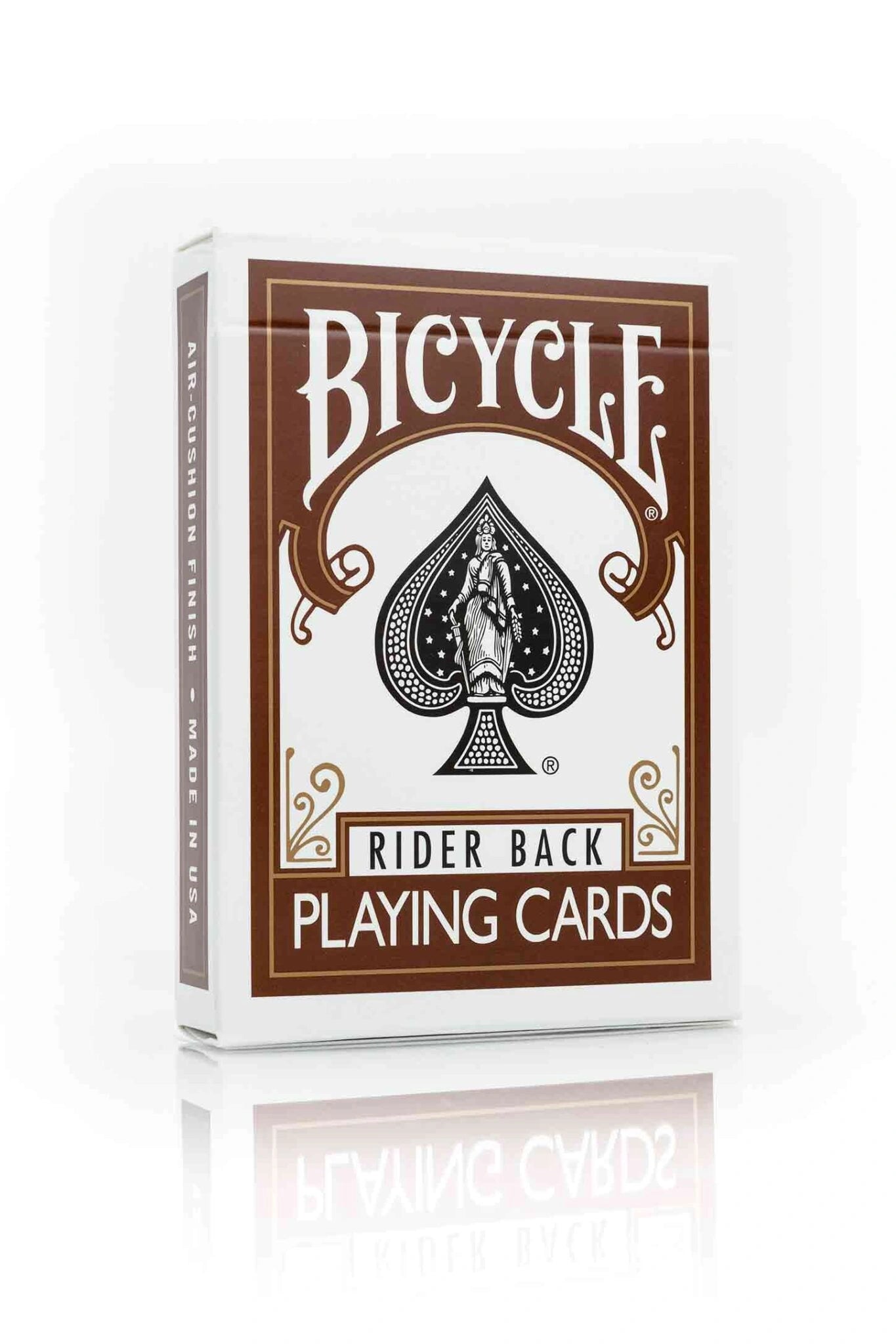 Bicycle Brown Rider Back cards