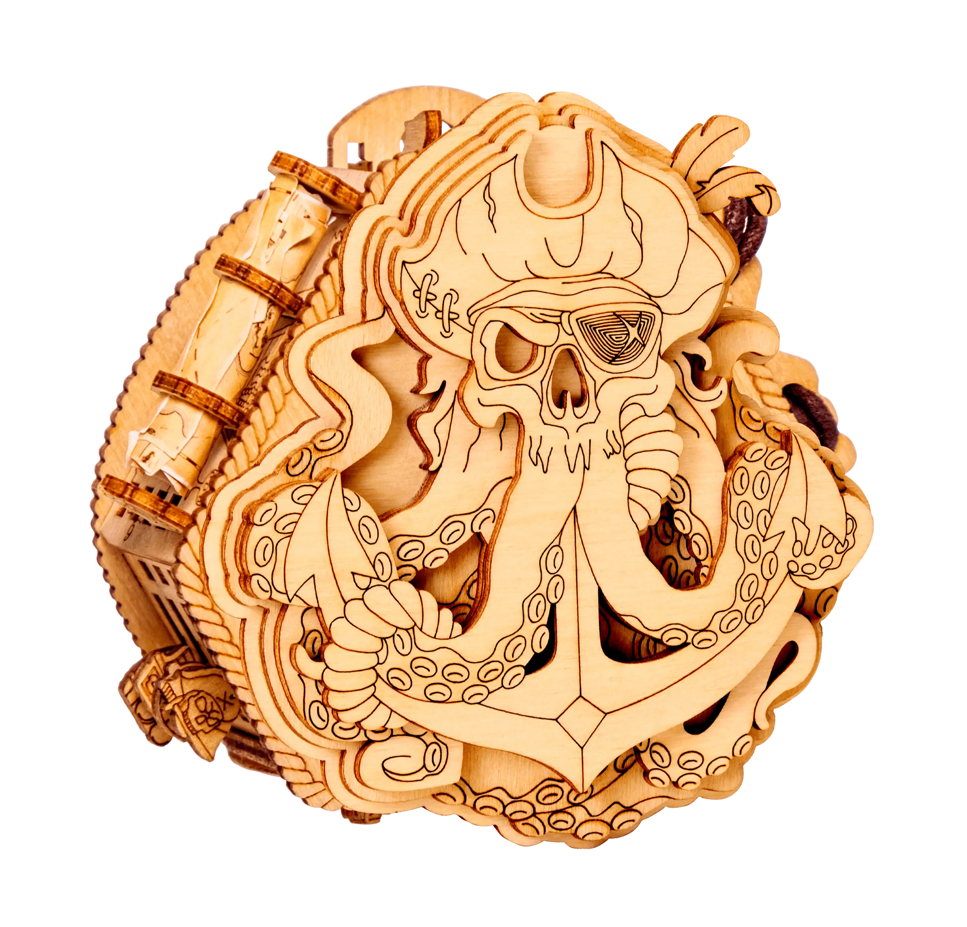 Wooden Escape Puzzle - Blackbeard's Compass
