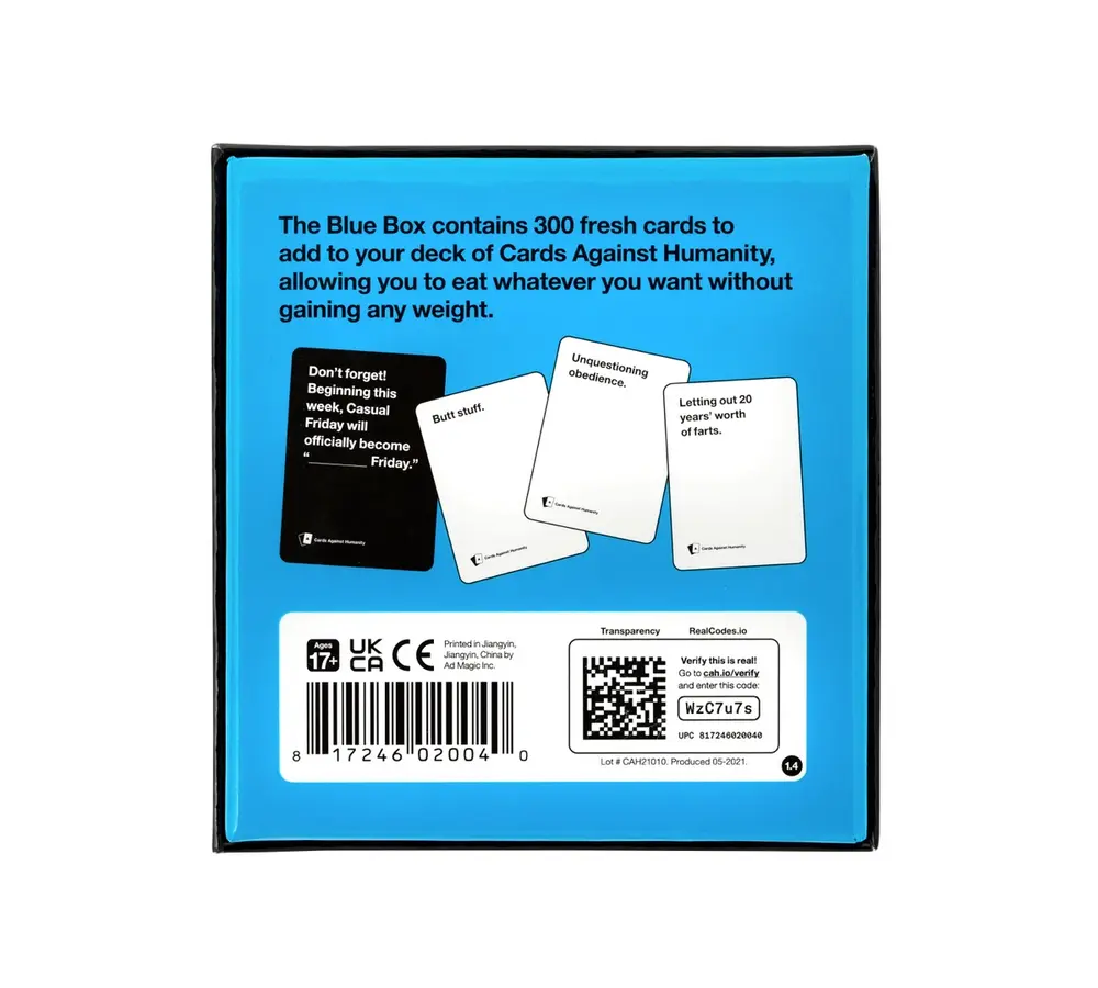 Cards Against Humanity: Blue Box Expansion