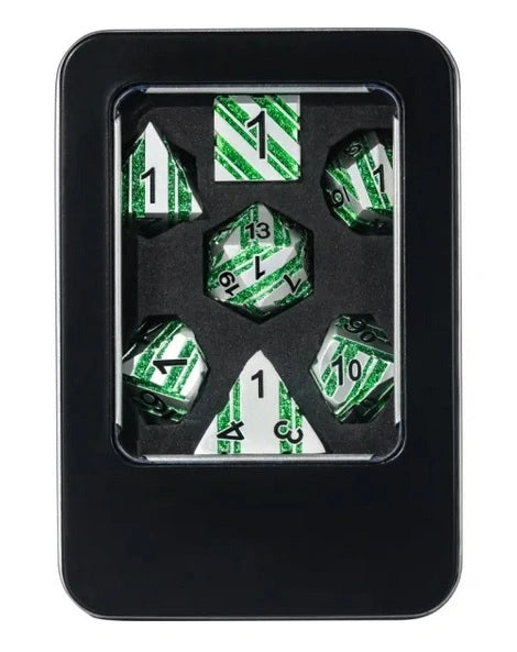 A Role Playing Dice Set Metallic - Borg