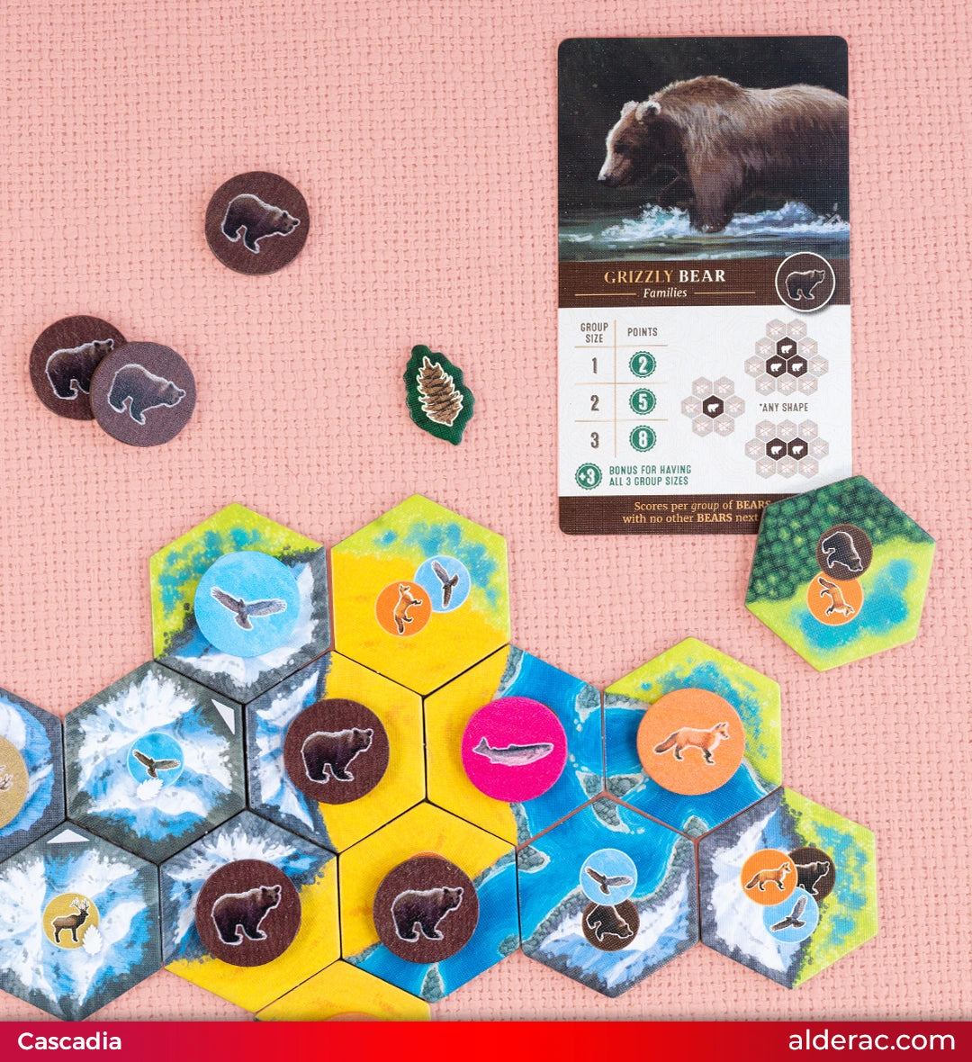 Cascadia (Kickstarter Utgåva med 5 Extra Poängkort)