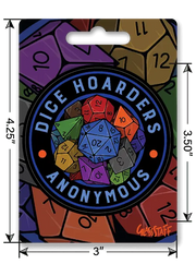 Dice Hoarders Anonymous Sticker