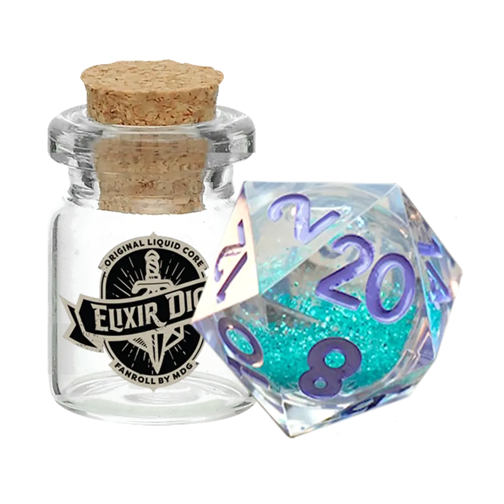 D20 Elixir Liquid Core Dice Disco Vibes
