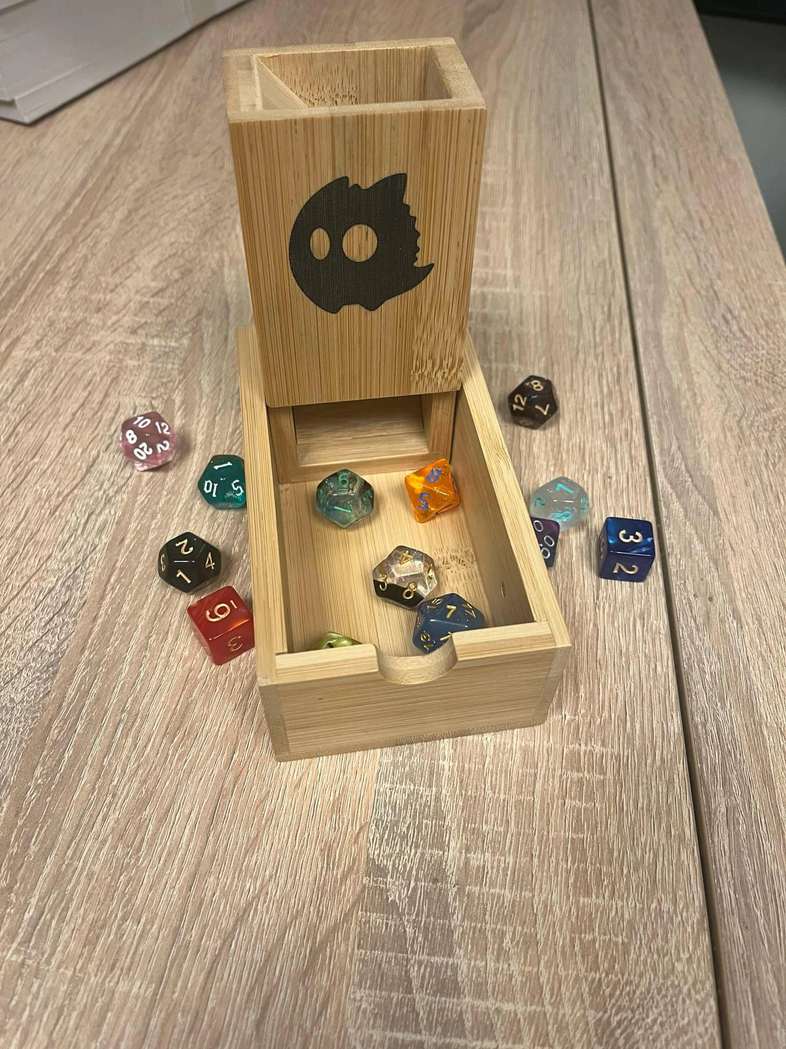 Wooden Dice Tower - Dragon's Lair