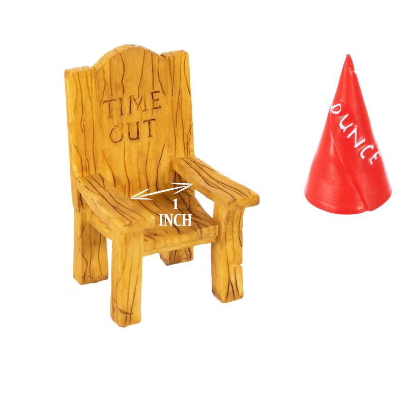 Dice Jail Chair & Dunce Hat