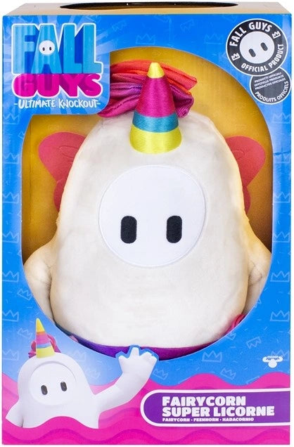 Leksakshallen - Fall Guys Ultimate Knockout Fairycorn 30 cm. Plush Unicorn