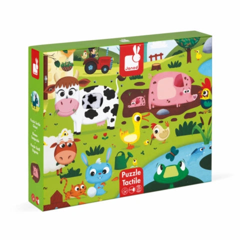 Tactile Puzzle Farm Animals (20 pieces)