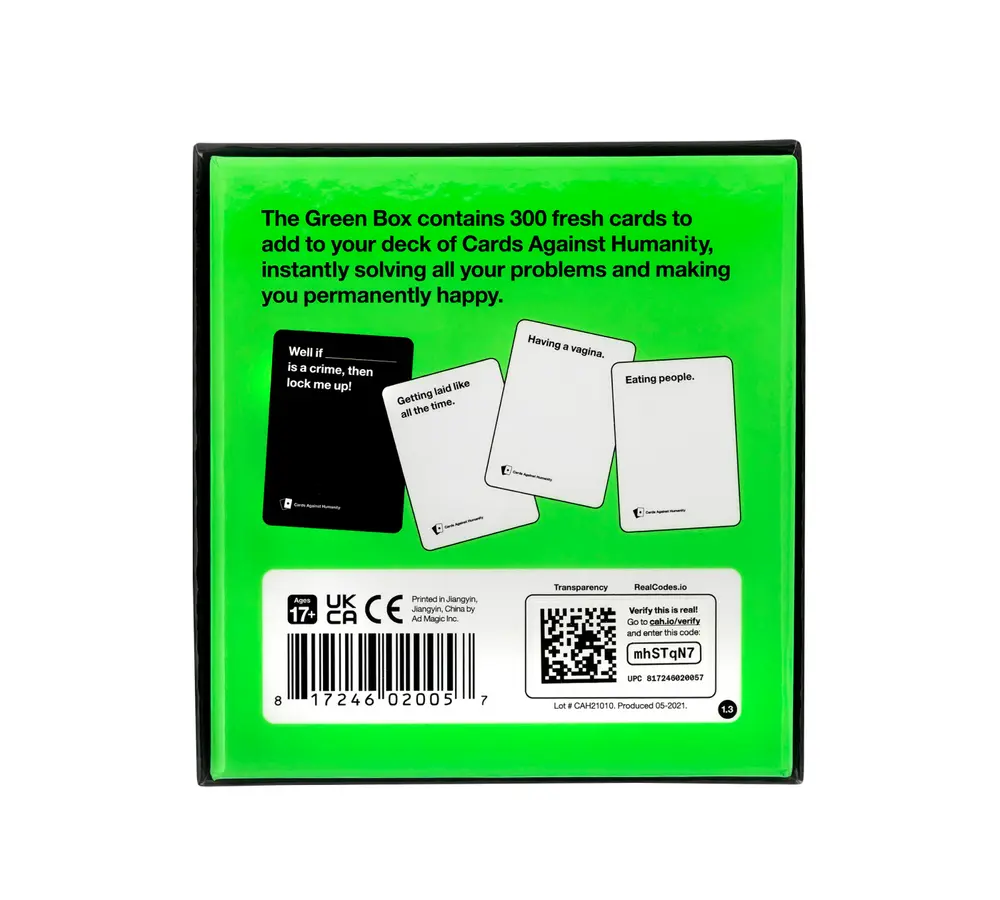 Cards Against Humanity: Green Box Expansion