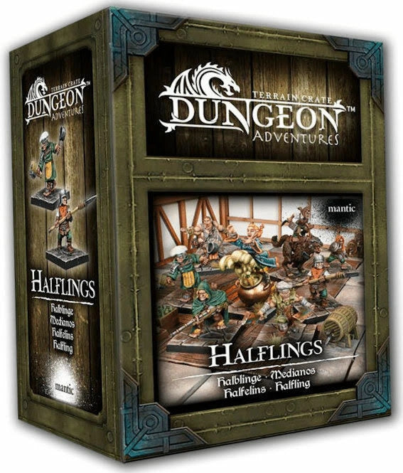 Dungeon Adventures: Halflings (Miniatyrer för Rollspel)