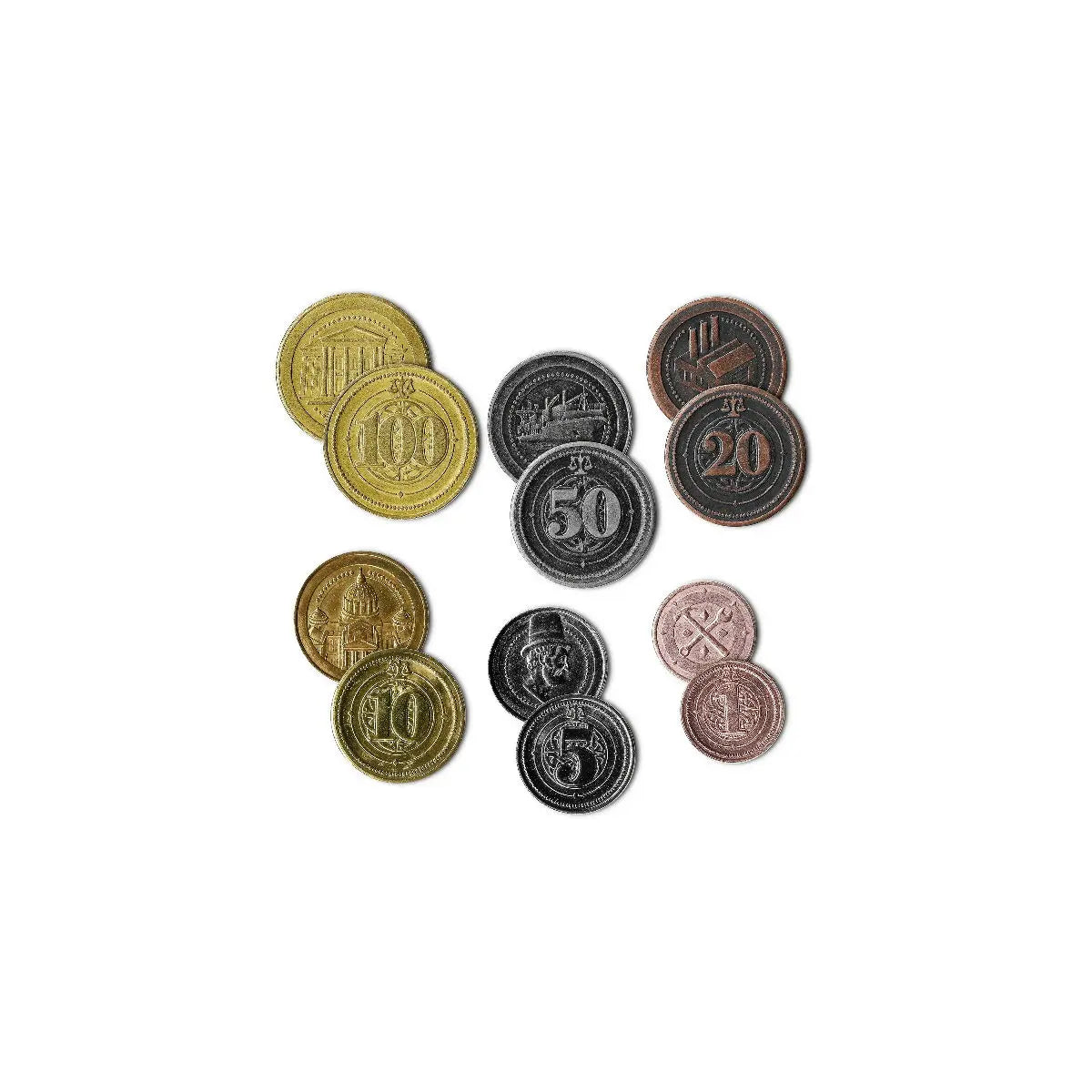 85 Deluxe Metal Coins (Hegemony etc)