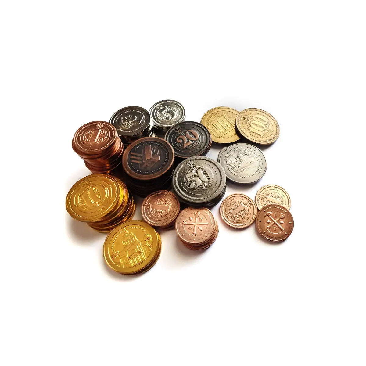 85 Deluxe Metal Coins (Hegemony etc)