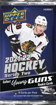 2021-22 Upper Deck NHL Series 2 Hobby Pack