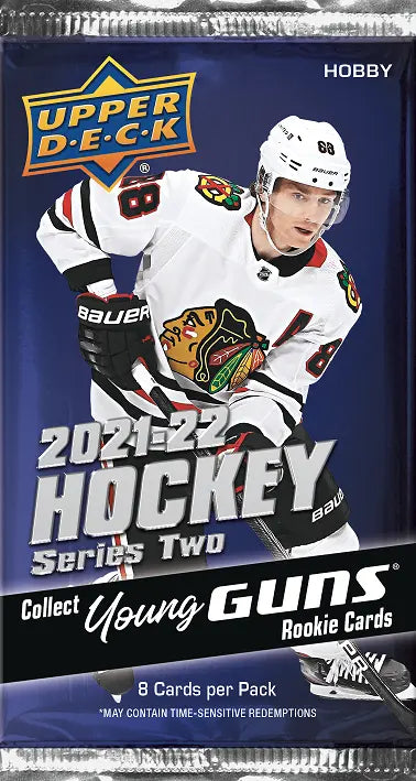 2021-22 Upper Deck NHL Series 2 Hobby Pack