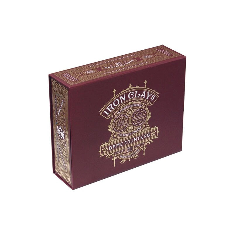 Iron Clays 200 Printed Box with Chips (for Brass etc)