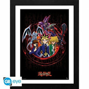 YU-GI-OH! - Framed print "Joey Yugi Kaiba" (30x40 cm)