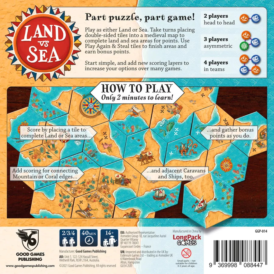 -Lånebiblioteket- Land Vs Sea
