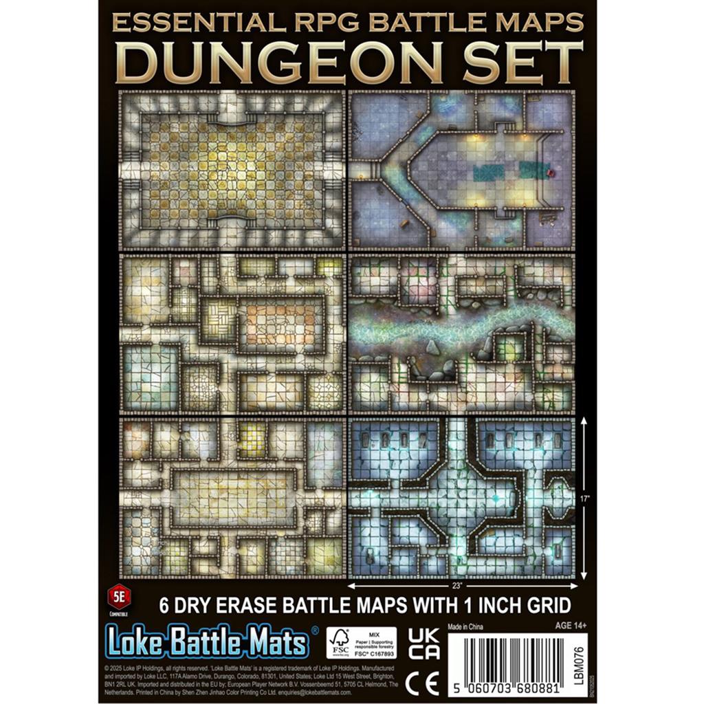 Essential RPG Battle Maps Dungeon Set