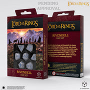 The Lord of the Rings Rivendell Dice Set Stone