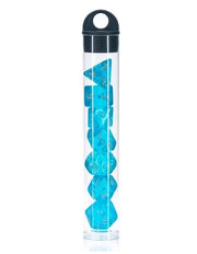 A Role Playing Dice Set - Mini - Transparent Blue (storlek 10 mm)
